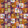 Katoenpopeline Scooby Doo als stripverhaal Licentiestof – rood/kleurenmix,  thumbnail number 1
