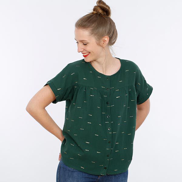 FRAU SUZY - losse blouse met korte mouwen en ruches, Studio Schnittreif  | XS -  XXL,  image number 11