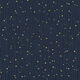 Katoenen mousseline verspreide gouden vlekken – marineblauw/goud,  thumbnail number 1