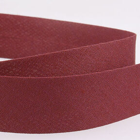 Biasband Polycotton [20 mm] – bordeauxrood, 