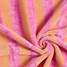 Badstof Bamboe Blokstrepen – lichtoranje/pink,  thumbnail number 4