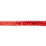 Elastische paillettenboord [20 mm] – rood,  thumbnail number 1