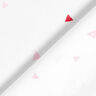 GOTS Katoenjersey driehoeken stempellook | Tula – wit,  thumbnail number 4