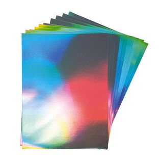 Effectpapier Hologram [ 10 Stuk ] | Rayher  – zilver, 