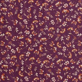 Katoenen stof Cretonne delicate bloemen – druif, 