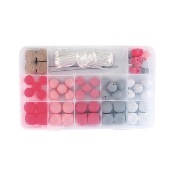 Siliconen parelkistje | Rayher – roze, image number 1