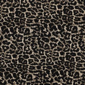 Jacquard Luipaardpatroon – natuur/zwart, 