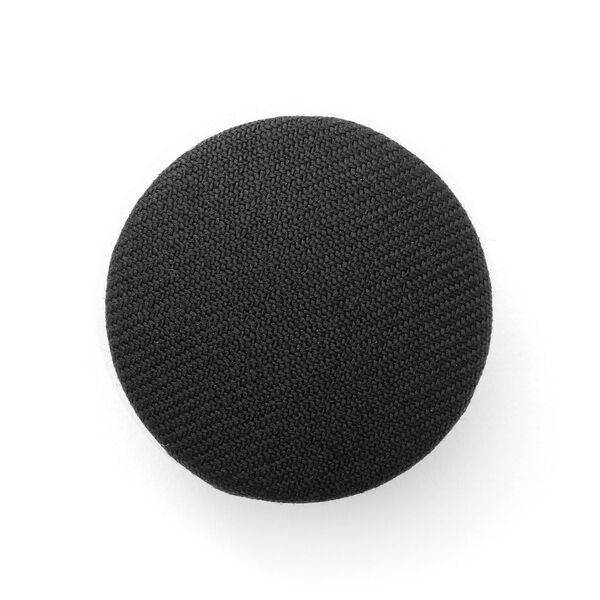 Beklede knoop gloss - zwart, image number 1