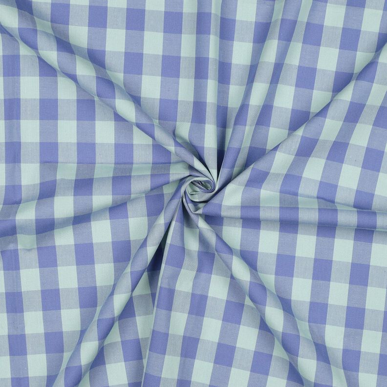 Katoenpopeline Ruit| Poppy Fabrics – licht mint/lila,  image number 3