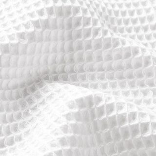 Wafelpiqué – wit | Stofrestant 100cm, 