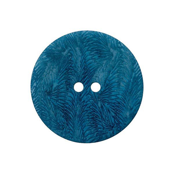 Steennootknoop 2-gats [ 15 mm ] – turkooisblauw,  image number 1