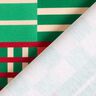 Decostof Half panama moderne vormen – jeneverbesgroen/donkerrood,  thumbnail number 4
