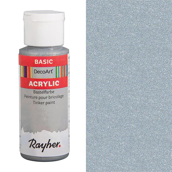 Acryl knutselverf [ 59 ml ] – zilver metalen,  image number 1