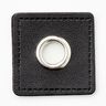 Oogje [30 x 30 mm] – zwart/zilver metallic,  thumbnail number 1