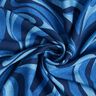 Viscose crêpe golven – marineblauw/koningsblauw,  thumbnail number 3