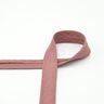 Biasband Mousseline [20 mm] – oudroze,  thumbnail number 1