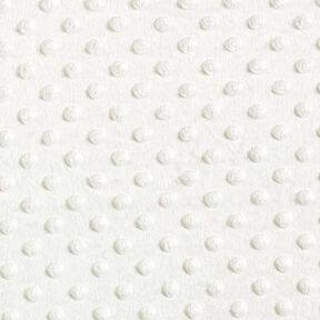 Gezellige fleece reliëfpunten – ecru, 