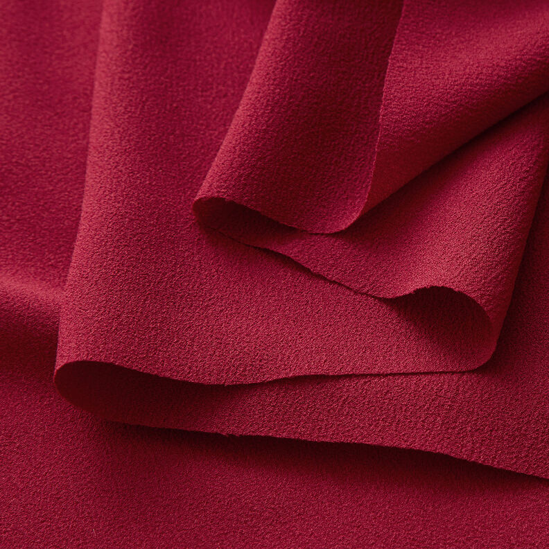 Crêpe Georgette – donkerrood,  image number 4