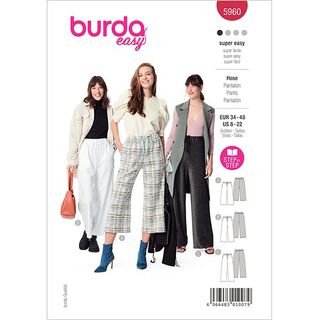 Broek | Burda 5960 | 34-48, 