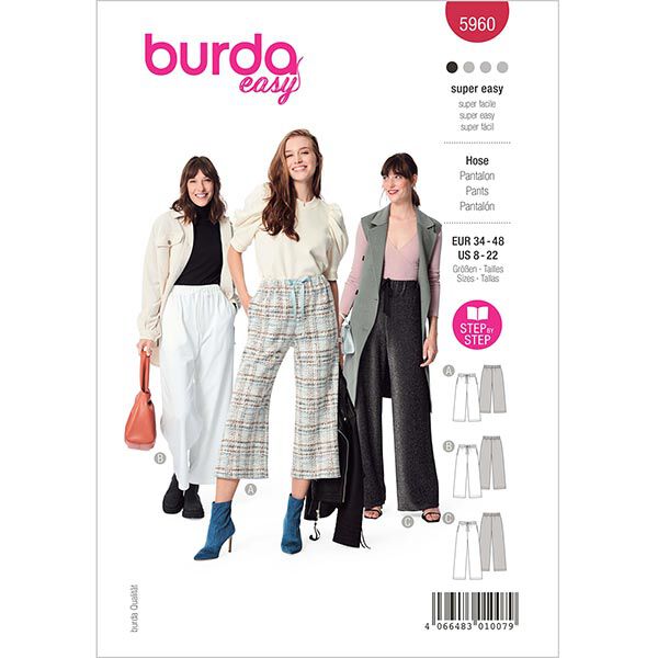 Broek | Burda 5960 | 34-48, image number 1