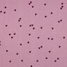 Ribjersey verspreide harten | Poppy Fabrics – pastelviolet/merlot,  thumbnail number 1
