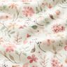 Ribjersey zoete bloemenweide Digitaal printen – ecru,  thumbnail number 2