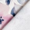 Decostof Half panama grote aquarelbloemen – wit/pastelviolet,  thumbnail number 4