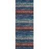LANDLUST Sockenwolle „Bunte Ringel“, 100g | Lana Grossa – blauw/rood,  thumbnail number 2
