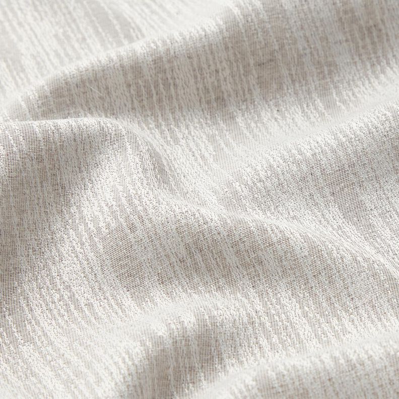 Decostof Jacquard abstracte stof gerecycled – nevelgrijs, image number 2