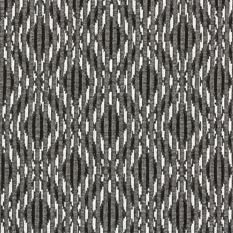 Lichte breistof ruiten – zwart/wit, image number 1