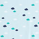 GOTS Katoenpopeline skribbel-look wolken | Tula – lichtblauw,  thumbnail number 1