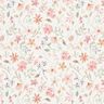 Ribjersey zoete bloemenweide Digitaal printen – ecru,  thumbnail number 1