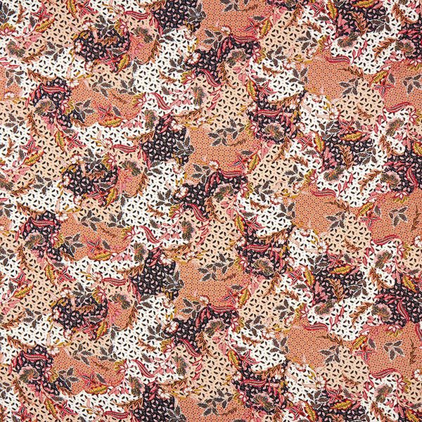 Viscose stof Paisley glitter dobby – terracotta, image number 1