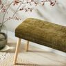 Bekledingsstof Chenille Effen – olijf,  thumbnail number 5