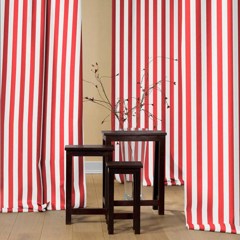 Katoenkeper strepen 4 – rood/wit,  image number 6