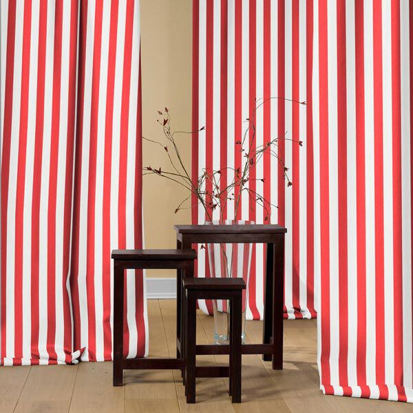 Katoenkeper strepen 4 – rood/wit,  image number 6