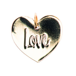 Hanger Love [16 mm x 17 mm] | Rico Design – goud, 