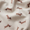 Decostof Half panama Teckels – natuur/middelbruin,  thumbnail number 2