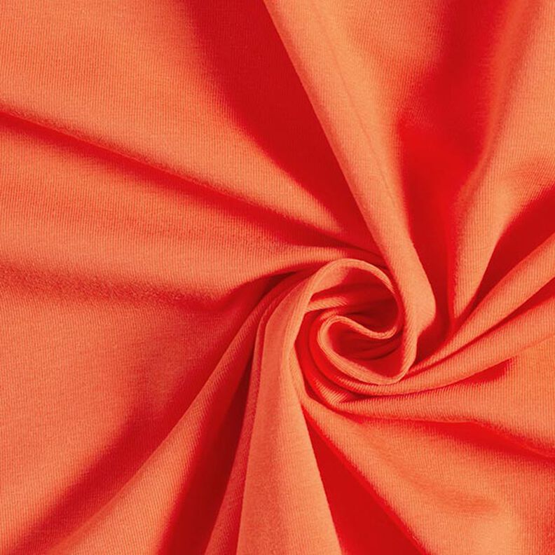 Katoenjersey Medium effen – oranje,  image number 1