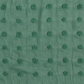 Chiffon grote dobby stippen – dennengroen, 