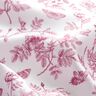 Viscosestof Bloemen en vlinders – wit/druif,  thumbnail number 2