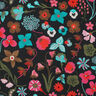 Katoenpopeline Meadow Flower Digitaal printen | Nerida Hansen – zwart/turkoois,  thumbnail number 1