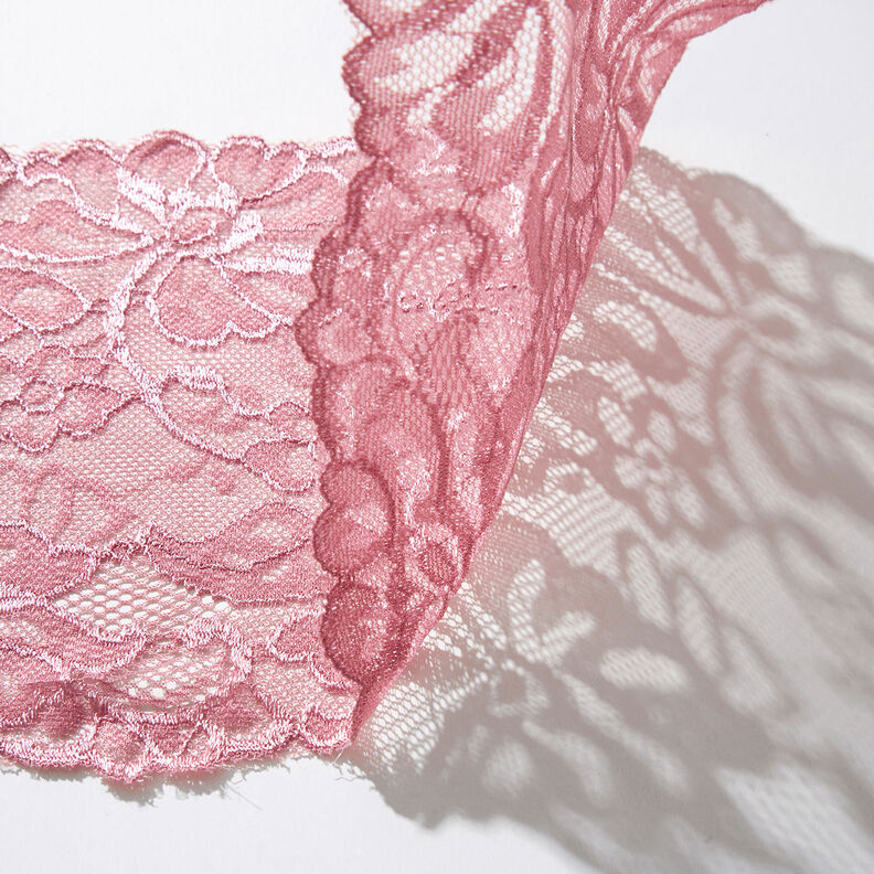 Elastisch uiteinde [150 mm] – oudroze,  image number 2