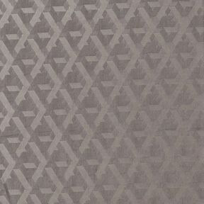 Voeringstof Jacquard Geometrische vormen – grijs, 