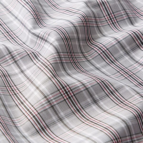 Overhemdenstof Viscosemix Ruitjespatroon – roze, image number 2