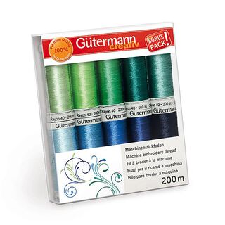 Machineborduurgarenset Rayon 40 3 | BONUS PACK! | Gütermann creativ, 