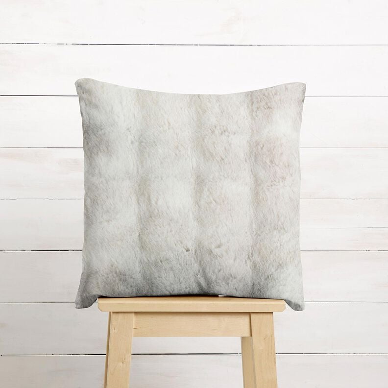 Nepbont Langharig met kleurverloop &ndash; zilvergrijs,  image number 6