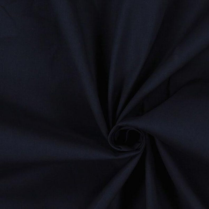 Popeline stof stretch – navy,  image number 1