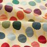Decostof Gobelin Golvende stippen – lichtbeige/blauw,  thumbnail number 2