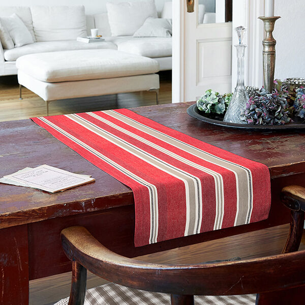 Decostof Jacquard Strepen – rood, image number 8
